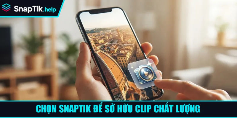 Chọn Snaptik để sở hữu clip chất lượng