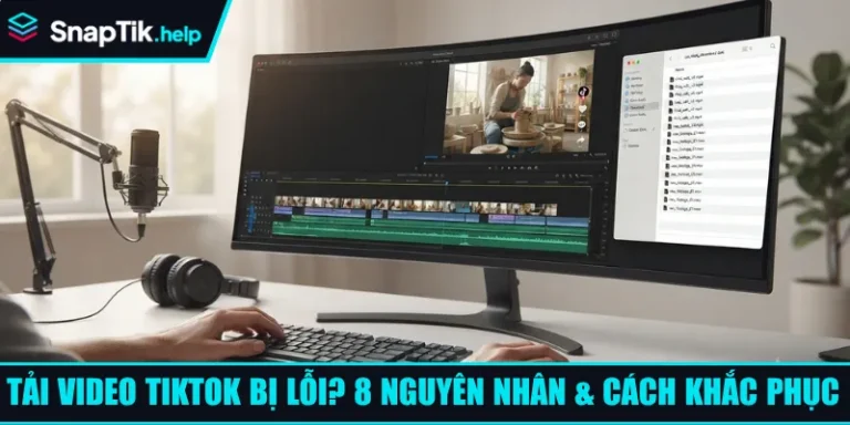 Tải Video Tiktok Bị Lỗi? 8 Nguyên Nhân & Cách Khắc Phục