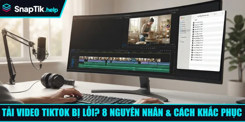 Tải Video TikTok bị lỗi